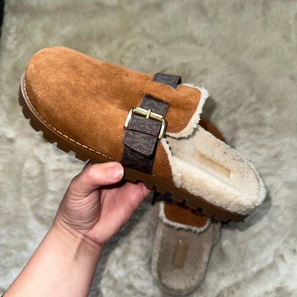 Michael Kors Judd Closed Toe Suede Clog/Mule Men's Size 8.5/Women's Size 10.5 - Picture 8 of 8